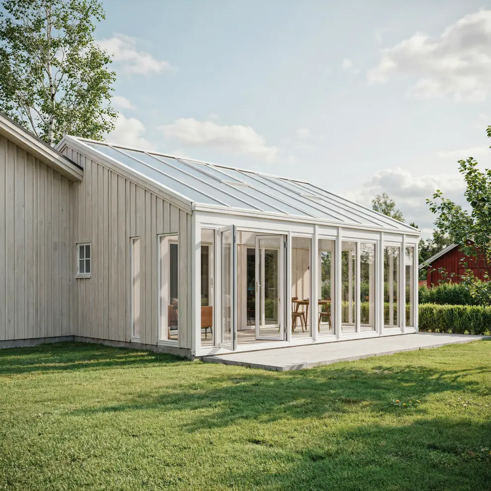 bygga uterum inglasad veranda danderyd stockholm
