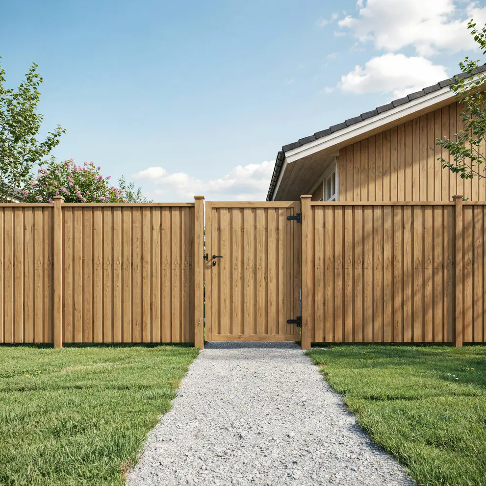 uppbyggnad av staket plank gardsgard stangsel danderyd stockholm